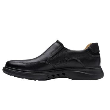CLARKS UN BRILEY STEP WIDE FIT SHOE-BLACK